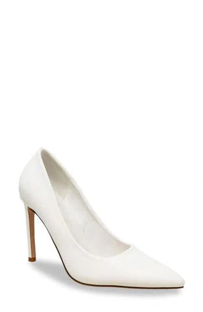 Chase & Chloe Chase And Chloe Pointed Toe Stiletto Pump In White