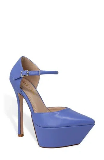 Chase & Chloe Chase And Chloe Pointy Toe D'orsay Platform Pump