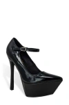 Chase & Chloe Chase And Chloe Pointy Toe Platform Pump