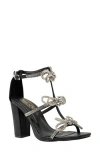 Chase & Chloe Chase And Chloe Rhinestone Bow T-strap Sandal