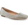 Chase & Chloe Chase And Chloe Rhinestone Flat In Silver