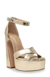 Chase & Chloe Chase And Chloe Rosetta Platform Sandal