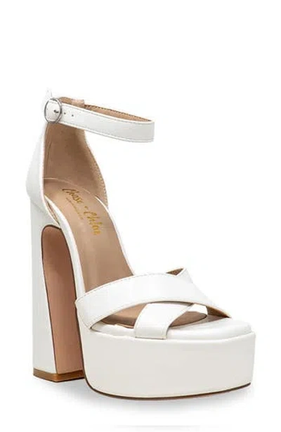 Chase & Chloe Chase And Chloe Rosetta Platform Sandal