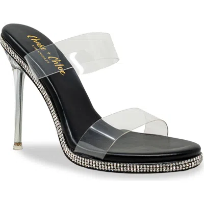 Chase & Chloe Chase And Chloe Sabina Rhinestone Sandal