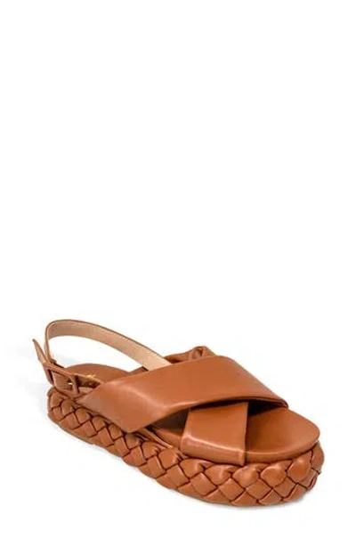 Chase & Chloe Chase And Chloe Slingback Platform Sandal