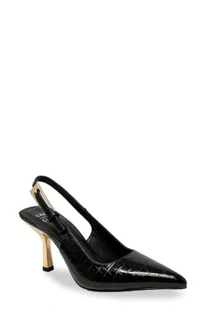 Chase & Chloe Chase And Chloe Slingback Pump In Black