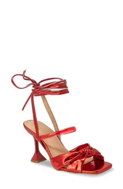 Chase & Chloe Chase And Chloe Sofie Ankle Wrap Sandal