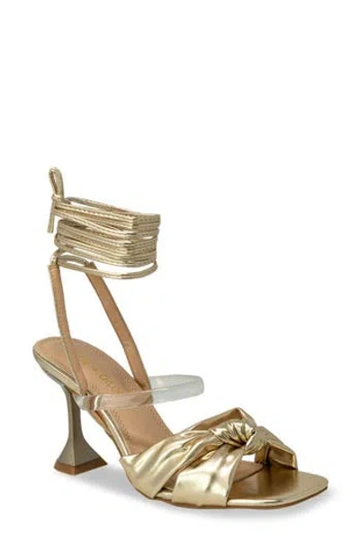 Chase & Chloe Chase And Chloe Sofie Ankle Wrap Sandal