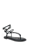 Chase & Chloe Chase And Chloe Studded Ankle Wrap Sandal