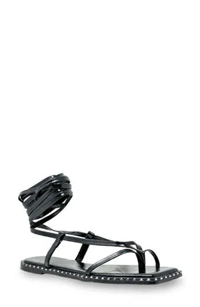 Chase & Chloe Chase And Chloe Studded Ankle Wrap Sandal