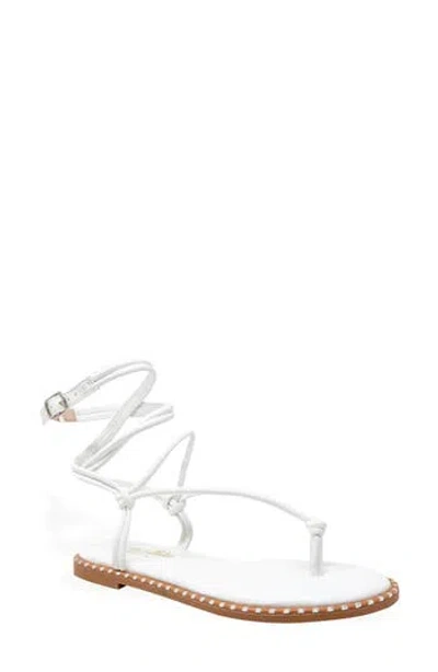 Chase & Chloe Chase And Chloe Studded Ankle Wrap Sandal