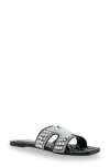 Chase & Chloe Chase And Chloe Tessie Embellished Slide Sandal