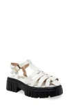 Chase & Chloe Chase And Chloe Theo Lugged Platform Fisherman Sandal
