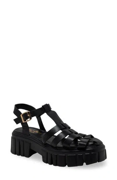Chase & Chloe Chase And Chloe Theo Lugged Platform Fisherman Sandal