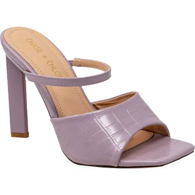 Chase & Chloe Chase And Chloe Triangle Spike Heel Sandal
