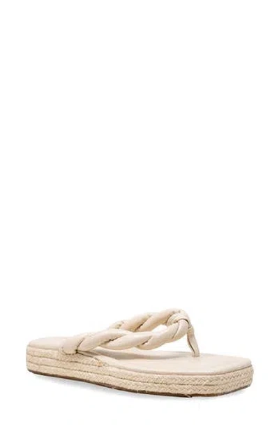 Chase & Chloe Chase And Chloe Twist Strap Espadrille Sandal