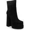 Chase & Chloe Chase And Chloe Wolfe Block Heel Double Platform Bootie