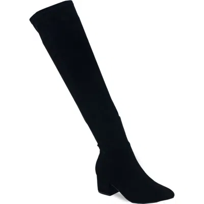 Chase & Chloe Chase And Chloe Wynter Over The Knee Boot In Black