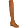 Chase & Chloe Chase And Chloe Wynter Over The Knee Boot In Brown