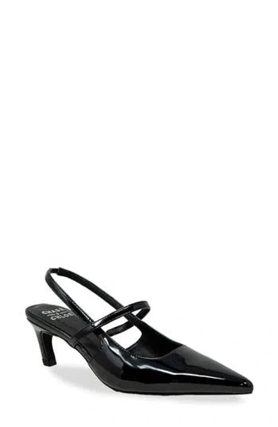 Chase & Chloe Chase And Chloe Zandra Slingback Pump In Black