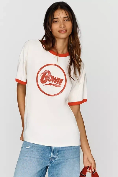Chaser 100% Cotton David Bowie Tee In White