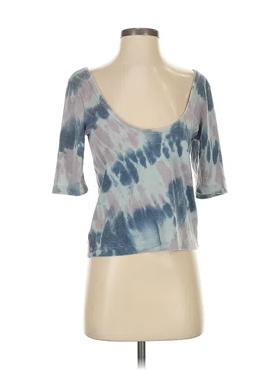 Pre-owned Chaser 3/4 Sleeve T-shirt In Blue