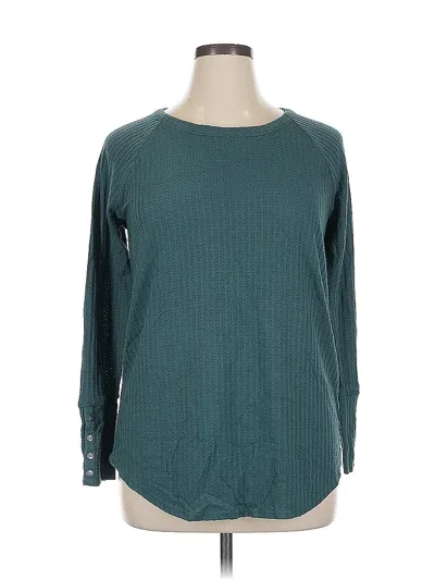 Pre-owned Chaser 3/4 Sleeve T-shirt In Blue