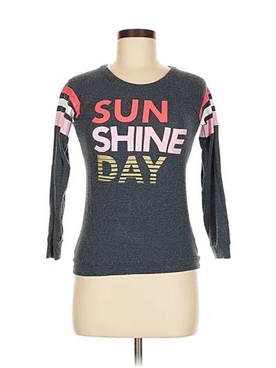 Pre-owned Chaser 3/4 Sleeve T-shirt In Gray