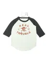 Chaser 3/4 Sleeve T-shirt In White