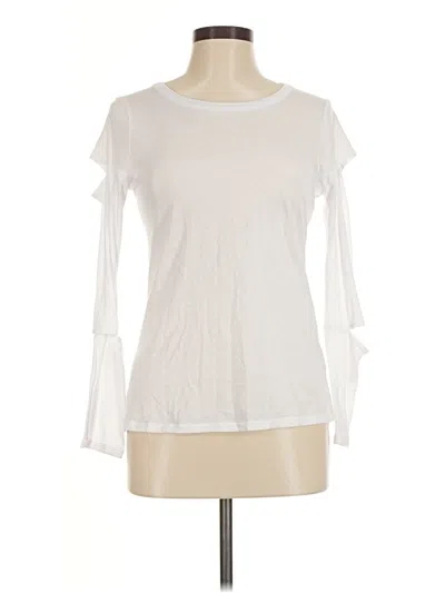 Pre-owned Chaser 3/4 Sleeve T-shirt In Ivory