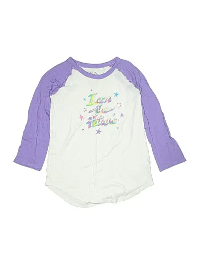 Pre-owned Chaser Kids' 3/4 Sleeve T-shirt In Purple