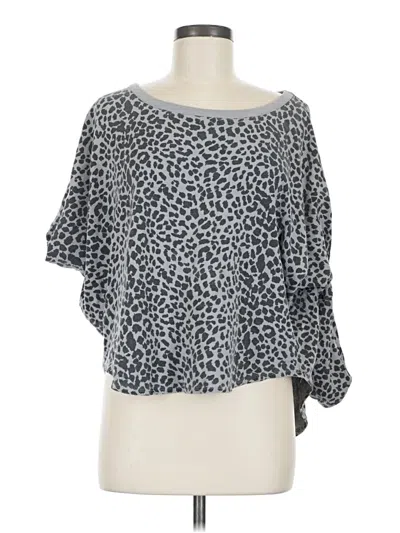 Pre-owned Chaser 3/4 Sleeve T-shirt In Silver