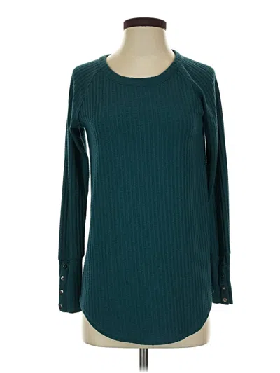 Pre-owned Chaser 3/4 Sleeve T-shirt In Teal