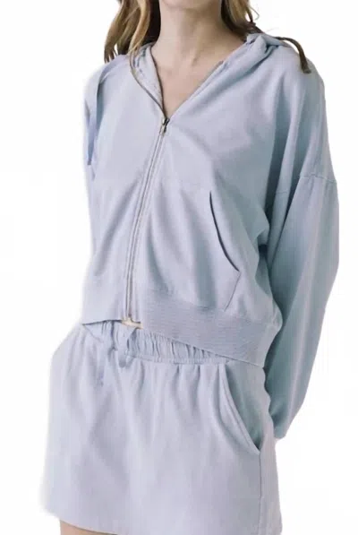 Chaser Abilene Zip Up In Blue Bird