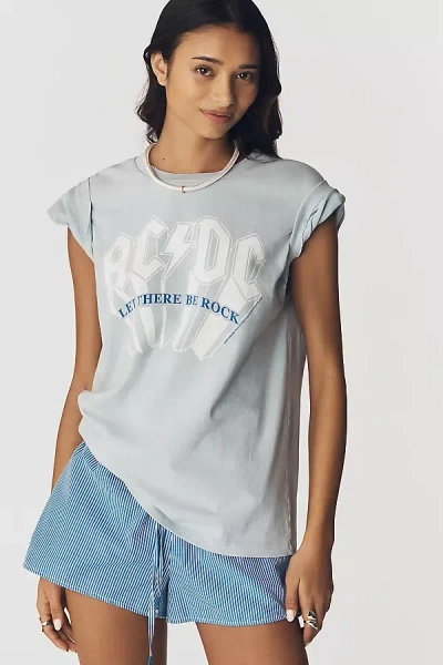 Chaser Ac/dc Tee In Gray