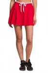 Chaser Ace Mini Skort In Red In Multi