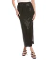 Chaser Amber Sequin Midi Skirt In Black