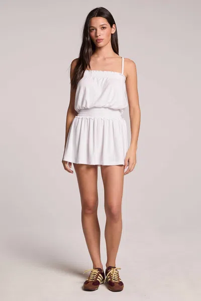 Chaser Angeline Mini Dress In White In Multi