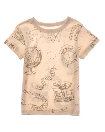 Chaser Kids' Back To School Sketches T-shirt In Nude