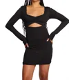 Chaser Bay Mini Dress In Licorice In Multi