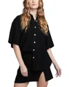 CHASER CHASER BEVERLY LINEN-BLEND TOP