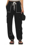 Chaser Billy Jogger Pants In Black In Black