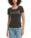 Chaser Blocked Jersey Top In Black