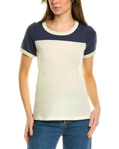 Chaser Blocked Jersey Top In Animal Print