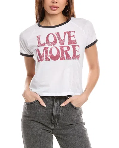 Chaser Blocked Vintage Jersey Ash T-shirt In White