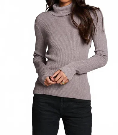 Chaser Bloom Foggy City Sweater In Grey In Animal Print