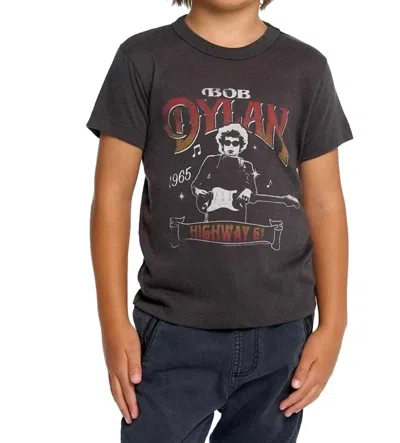 Chaser Kids' Bob Dylan Highway 61 Tee In Black