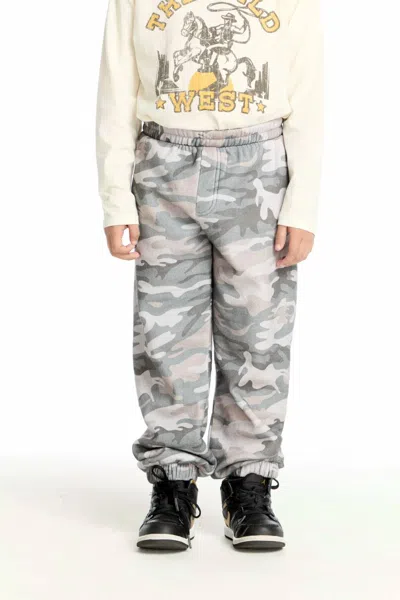 Chaser Kids' Boy's Desert Camo Jogger In Grey