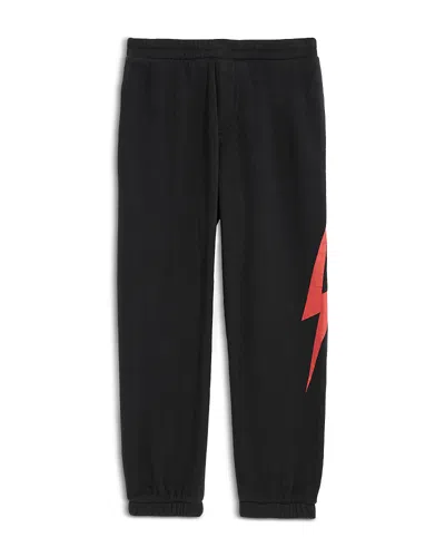 Chaser Boys' Lightning Graphic Jogger Pants - Little Kid, Big Kid In True Black