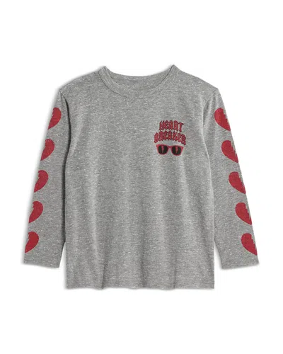 Chaser Boys' Long Sleeved Graphic Tee - Little Kid, Big Kid In Streaky Gray